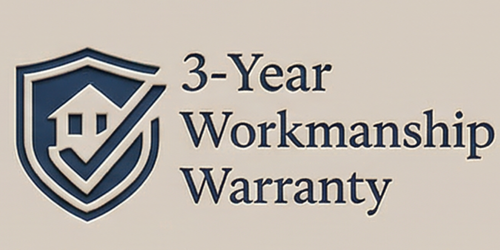 3-Year Workmanship Warranty