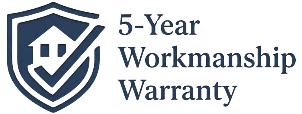 5-Year Workmanship Warranty