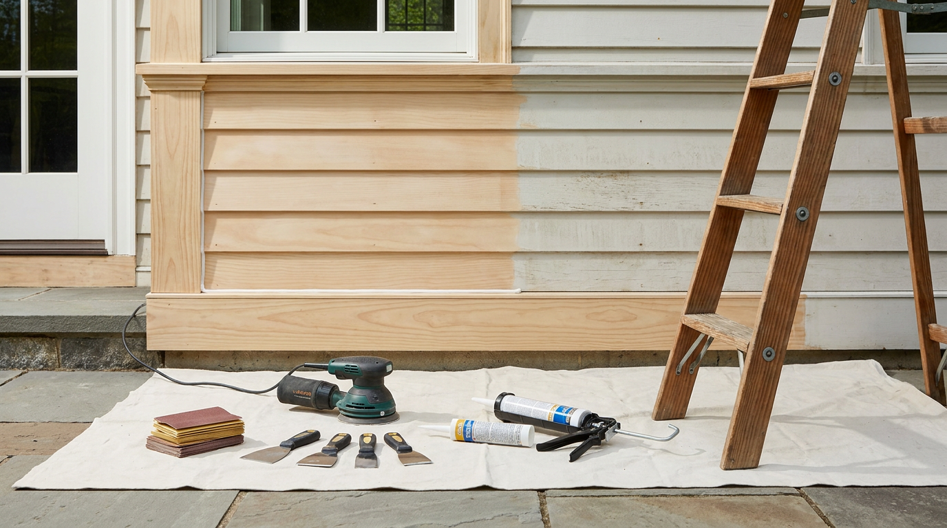 Exterior prep and surface condition affecting painting cost in Fairfield County