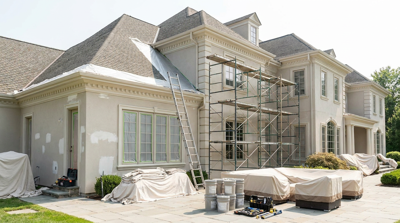 Painting Budget Cost Drivers in Fairfield County Painting budget cost drivers including prep, repairs, materials, and surface condition