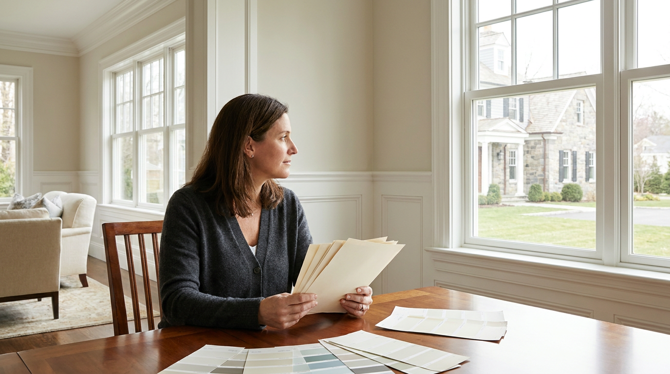 Painting estimate prep notes and surface condition review before comparing price