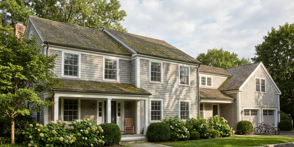 Freshly painted home exterior representing paint life expectations in Fairfield County
